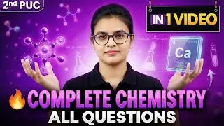 2nd PUC Chemistry FINAL REVISION 😱🔥 | ALL Important Questions in ONE Video | 2nd PUC Boards 2026 💯