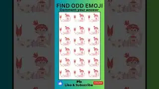 #emojichallenge #gameplay #emoji #emojiquiz #emojipuzzle #odd #emojigame #puzzle