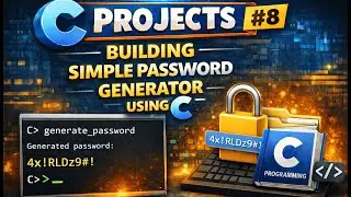 #8 C projects :Building a simple password generator with C