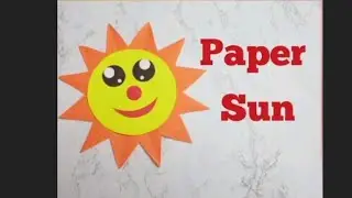 Sun Paper craft || How to make a paper sun for kids || DIY paper sun || Craft Diary28 # Short.