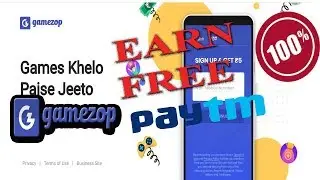 Gamezop real paytm cash earning website with quick withdraw to paytm