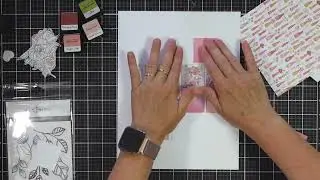 How to add Texture to Layout with Dreamy Tiles Embossing Folder