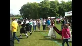 Pentland Caledonia Pipes & Drums Balerno Gala Day 01/06/13 Gary & Rachel