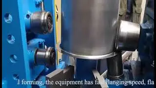 Automatic flanging machine flips S edge