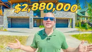What You Can Buy For $2.85M In Canmore AB | Luxury Mountain Duplex Tour  | Alberta Mountains Living