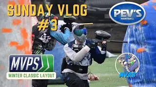 Sunday Paintball Vlog #3 | Speedball Funny Moments, Gameplay, & Montage at Pevs | MVPS Winter Layout