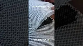 laser cutting 3D mesh for car seats #lasercutting #3dmesh #carseat