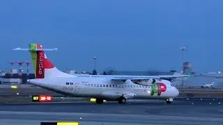 TAP Express ATR 72 - Sunset!