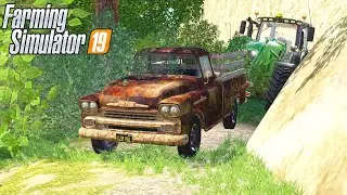 I BOUGHT AN OLD CHEVY APACHE TO SCRAPYARD (1958 PICKUP TRUCK) | FARMING SIMULATOR 2019