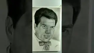 Pencil sketch of Bollywood Legendary actor #Dharmendra