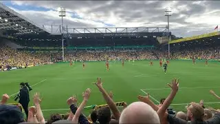 ON THE BALL CLTY! ( lyrics) - CRAZY ATMOSPHERE AS FANS RETURN TO CARROW ROAD VS LIVERPOOL