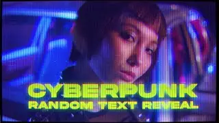 Best Way To Create Cyberpunk Random Text Reveal | After Effects Tutorial