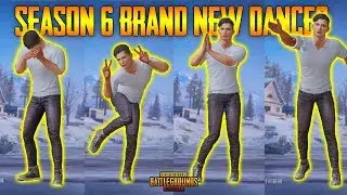 PUBG Mobile Chinese SEASON 6 New *EMOTES & DANCES | PUBG Mobile Season 6 DANCE Moves - 4 NEW Emotes!