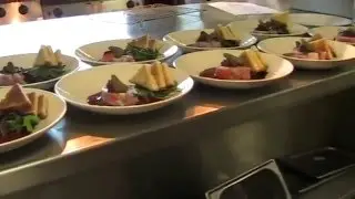 Catering students cook Christmas lunch...