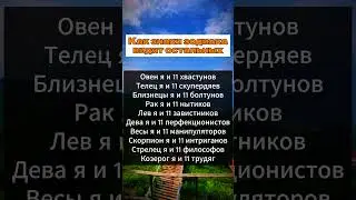Как знаки зодиака видят остальных #гороскоп #звезды #астрология #космос #astrology #знакизодиака