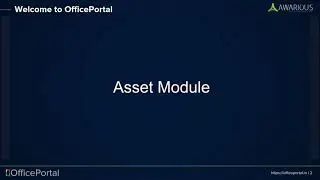 OfficePortal HRMS | Asset Management