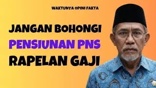Rapelan Gaji Pensiunan PNS Hoax, Jangan Percaya ‼️‼️‼️