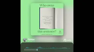 Audiobook Sample: Who Owns This Sentence?