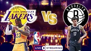 Lakers vs Nets LIVE NBA Game play by play reaction