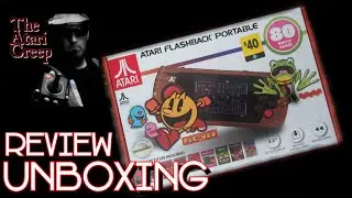 AtGames Atari Flashback Portable Woodgrain Unboxing/short REVIEW | The Atari Creep