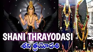 Shani Thrayodasi || శని త్రయోదశి || Astro Solution 35