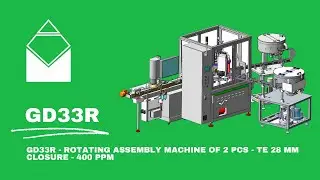 GD33R3 - Rotary assembly machine for the assembly of three components