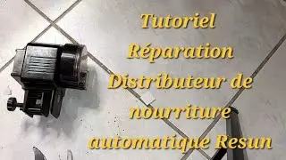 Tuto : Réparation du distributeur de nourriture Resun qui ne tourne plus