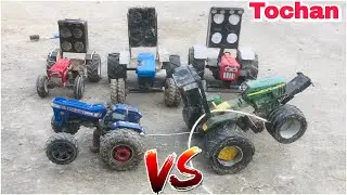 Rc tractor tochan 🚜|| Sonalika vs johndeere || mini tractor tochan 