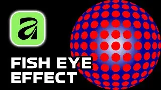 Tutorial Affinity Canva, Cara Membuat Efek Fish Eye Vector