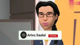Tamil conversation (animated) with English subtitles|Part1|#spokentamil through English|Arivu Saalai
