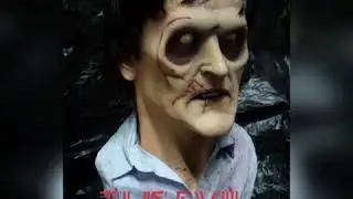 The evil dead bust prop