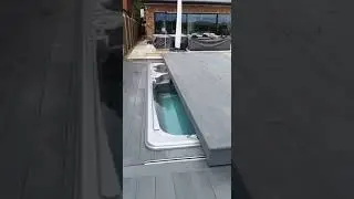 Walking on our retractable deck cover