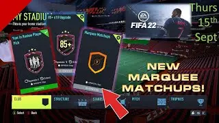 Fifa 22  |   Brand New Marquee Matchups  &  Year In Review SBC