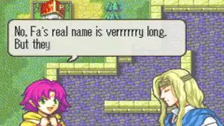 Fire Emblem The Sword of Seals: Fa and Elphin Support Conversations