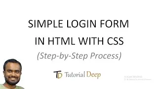 Simple Login Form in HTML and CSS