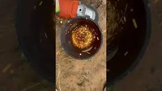#стройка #искры #болгарка #труба #свая #работа #прораб