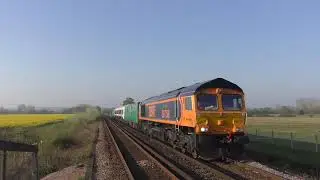 (HD) 5X47 66758 + 466027 Tonbridge Yard- Slade Green Depot