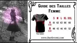 Guide des Tailles Femme Tee Shirt