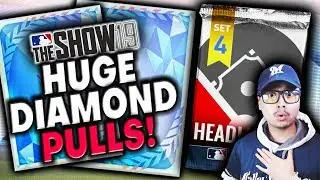 Huge DIAMOND Pulls! MLB The Show 19 Diamond Dynasty Pack Opening