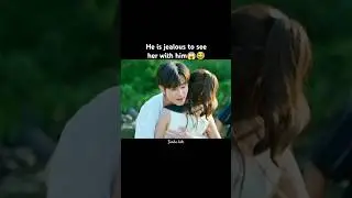 He is jealous to see her with him😂😱💕Liars in love 💜💕#youtubeshorts #shorts #short