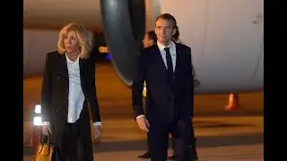 Michetti lleg&oacute; tarde a recibir a Macron