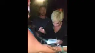 Showing Halsey my Tattoo of Her