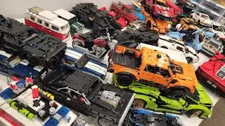 Вся моя коллекция машин LEGO!!