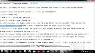 How To Hack Hideman Vpn with Cheat Engine