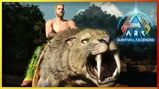 Carno Island Saber Taming Bonanza! Breeding the Ultimate Cave Dino!  - ARK Survival Ascended : Ep 40