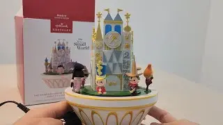 Hallmark Keepsake Ornament 2024, Disney It's a Small World The Happiest Cruise That Ever Sailed