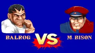 Balrog vs M. Bison (Hardest All) - Street Fighter II Champion Edition