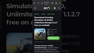 Farming simulator 16 mod apk||unlimited money||#farmingsimulator16 ||#modapk