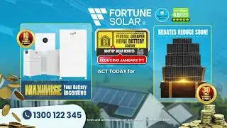 2025 Solar & Battery Rebates For a Limited Time ⚡ Save a Fortune with Fortune Solar ⚡