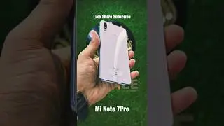 Mi Note 7 Pro #youtube #shortvideo #viralvideo #mobile #cool #mi #white